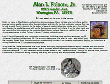 Tablet Screenshot of folsoms.net